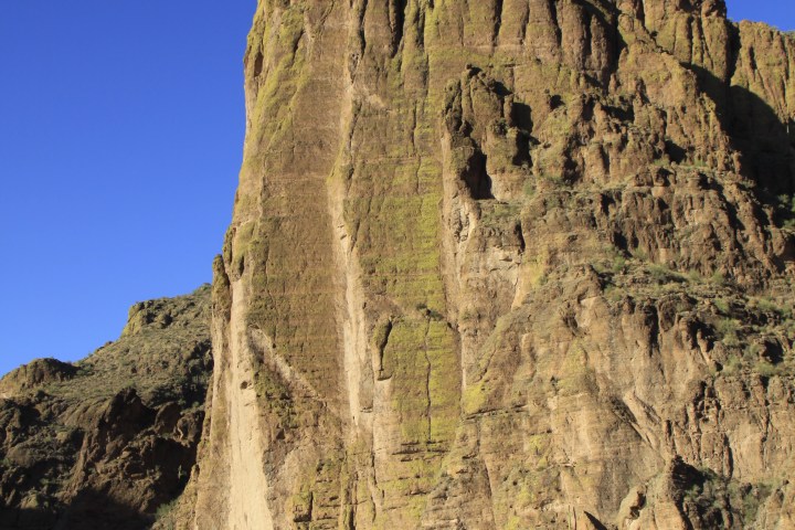 The rugged landscape at Canyon Lake, AZ