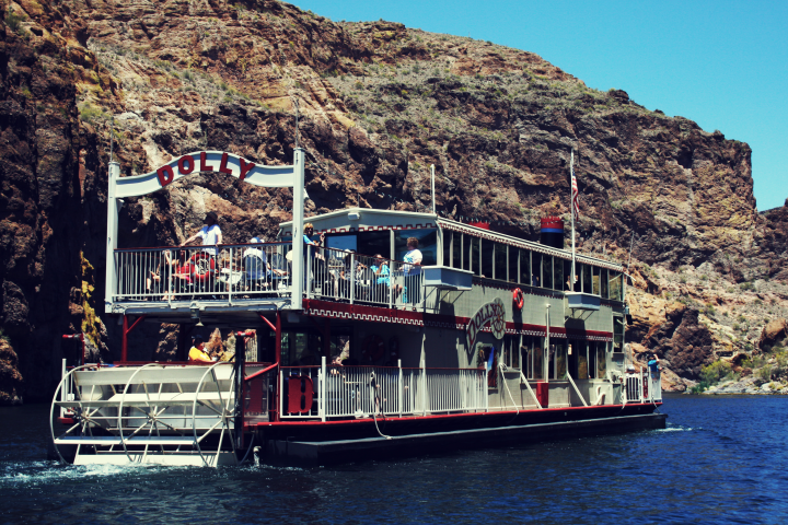 Dolly going down the river